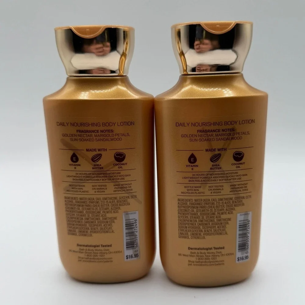Bath & Body Works Gingham Glow Daily Nourishing Body Lotion 8oz Set of 2, New